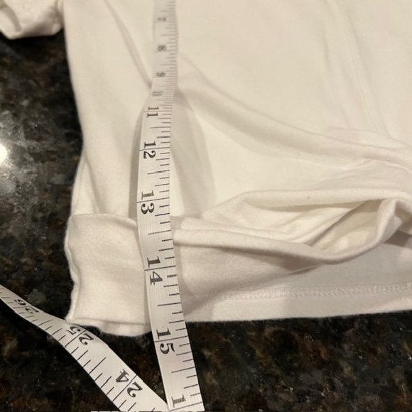 Women's white baby tee, Hollister, Small - Picture 4 of 5